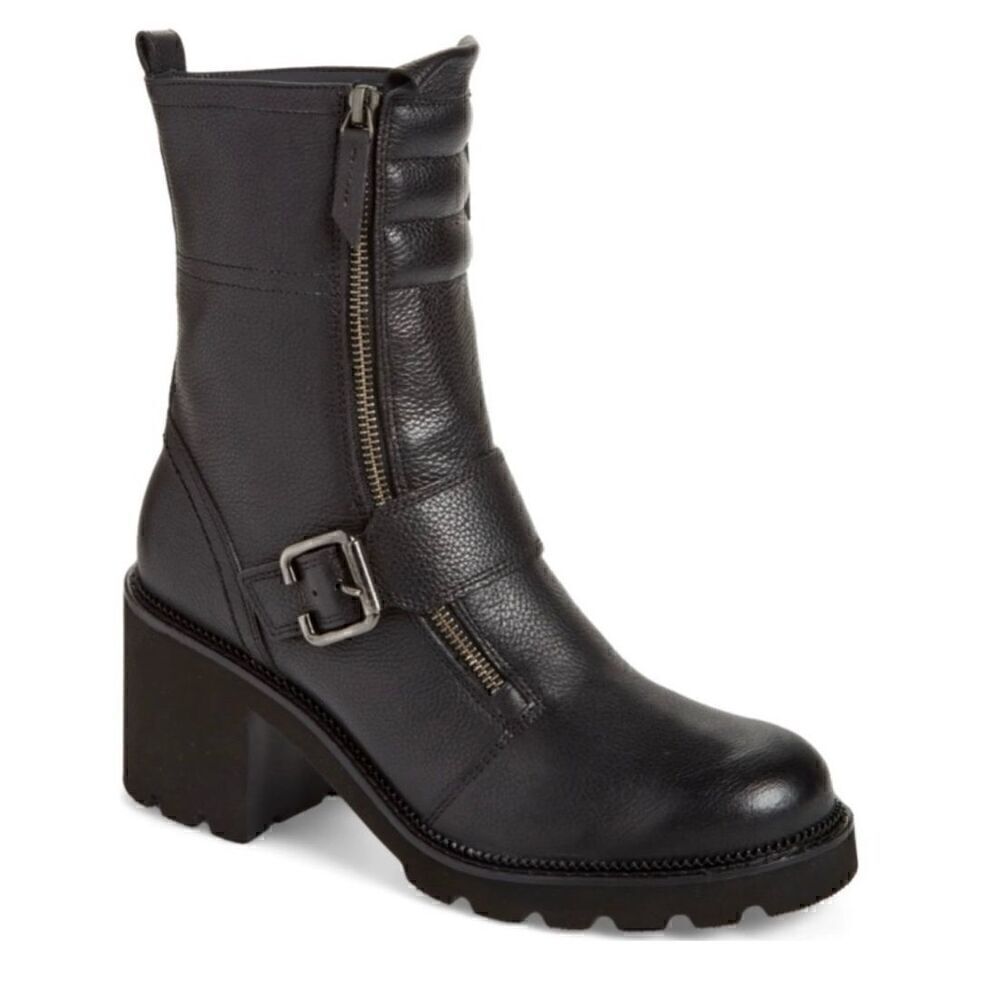 NWOB Paul Green NoahBlock Heel Moto Boot‎